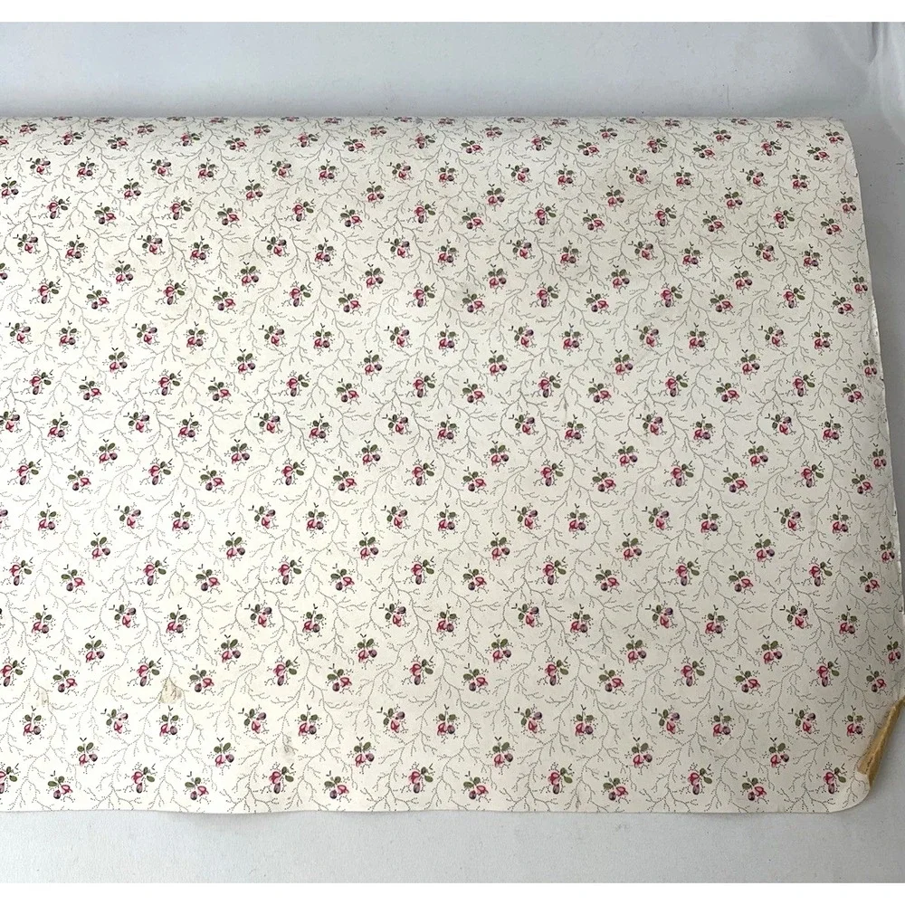 Vintage Wallpaper Roll Ditsy Floral Cottagecore 1930s? NOT Pasted NOT Scrubbable